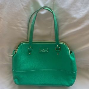 NWOT Kate Spade purse with two zip compartments